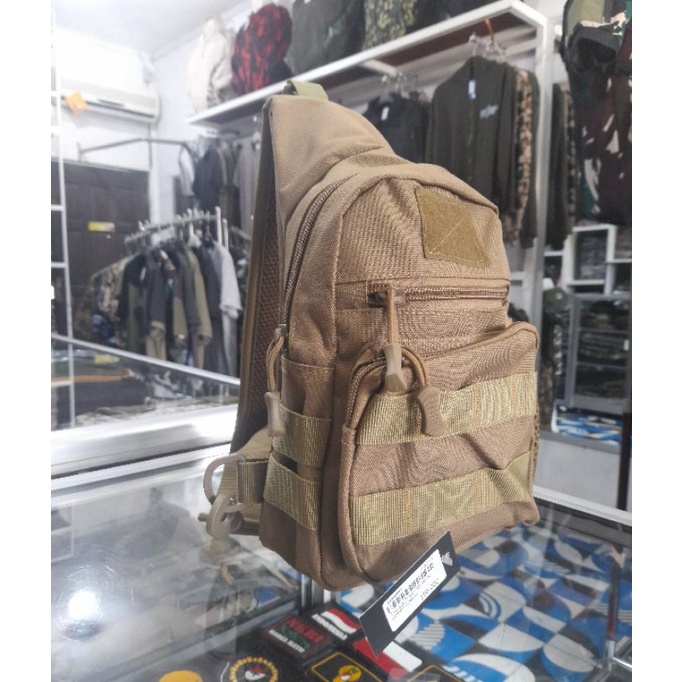 TAS SELEMPANG PRIA IMPOR TACTICAL ARMY