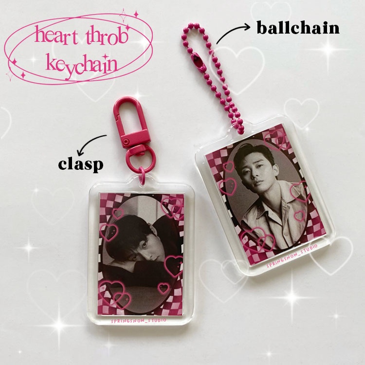 [READY] K-Drama Actor Heart Throb Acrylic Keychain / Gantungan Kunci Akrilik Aktor Korea SONG JOONG KI LEE JONG SUK PARK SEO JOON CHA EUN WOO