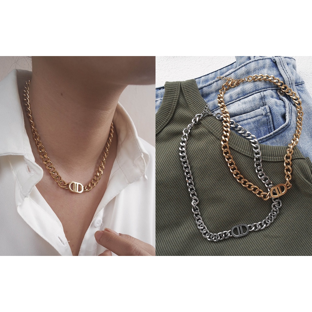 KALUNG RANTAI / CHAIN NECKLACE / ZEUS NECKLACE - STAINLESS STEEL (ANTI KARAT)