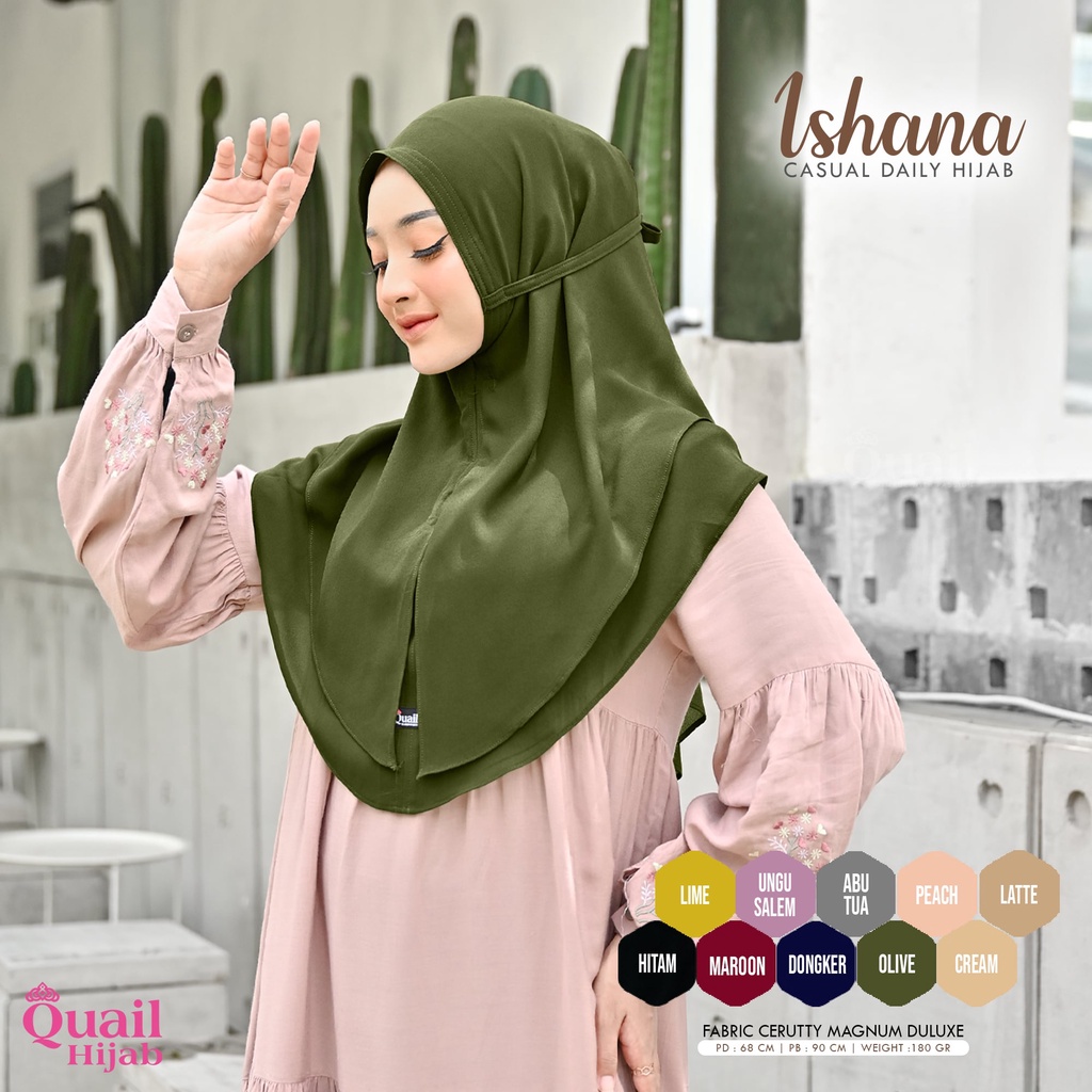 Khimar Ishana Ori Quail Hijab