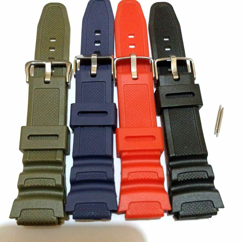 Strap tali jam tangan Casio w219h w219 W-219h w219h-1A w 219h free pen