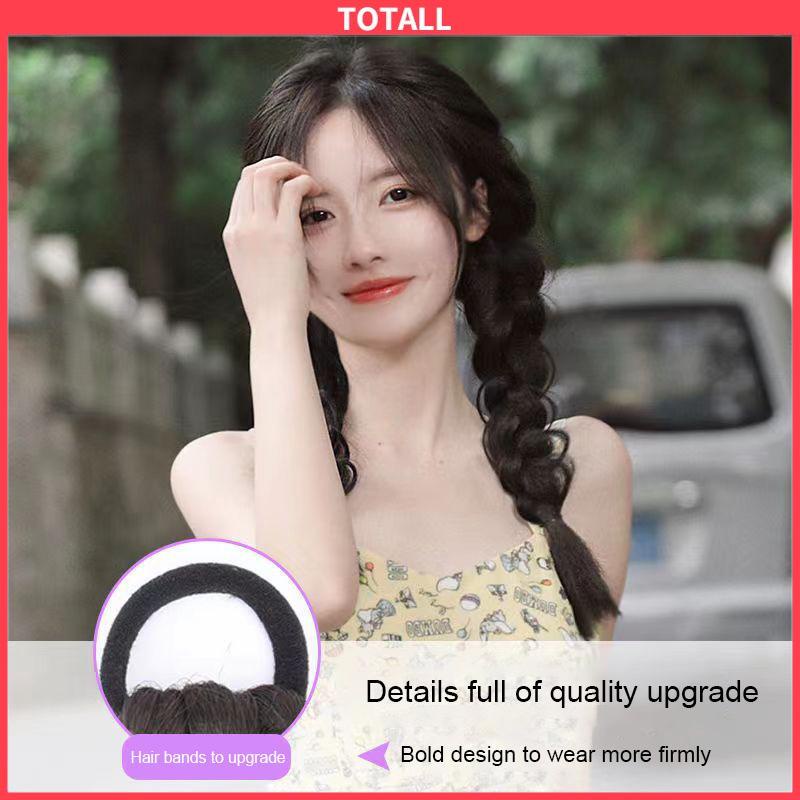 COD Wig Rambut Palsu Synthetic Braids Colorful Korea Fashion Gaya Untuk Wanita-Totall