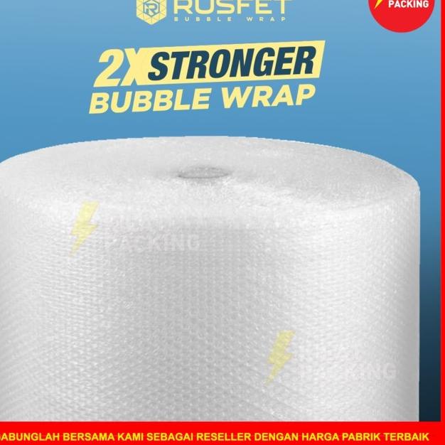 

PLASTIK BUBBLE / BUBBLE WRAP 125CM X 50M DKM+ PREMIUM MURAH - HITAM TEBAL