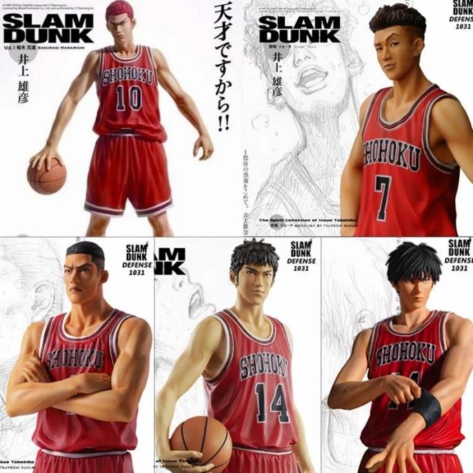 Figure Slamdunk Sakuragi Rukawa Akagi Mitsui Miyagi