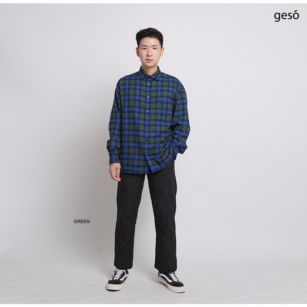 Geso - Kemeja Flanel Oversize