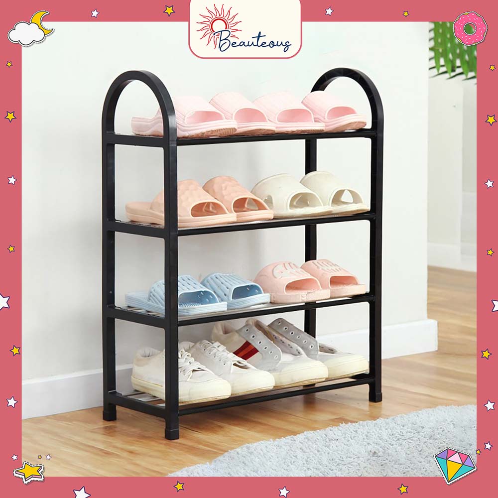 Rak Sepatu Tempat Penyimpanan Sandal Sepatu Susun Portable Shoe Rack