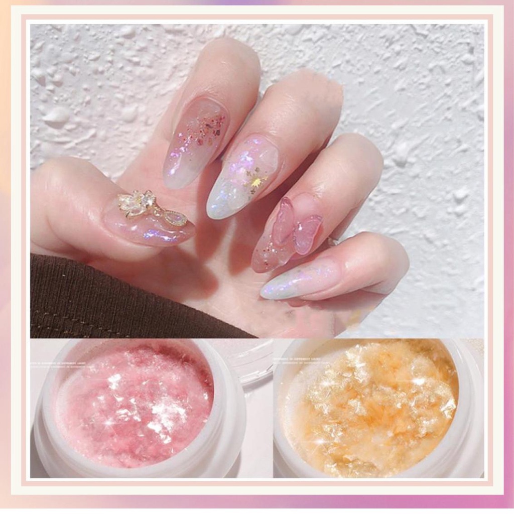 MSY HIASAN 3D SERBUK GLITER Nail / Bubuk Lembut Gliter Manicure Nail / Gliter Powder Portable Nail Art