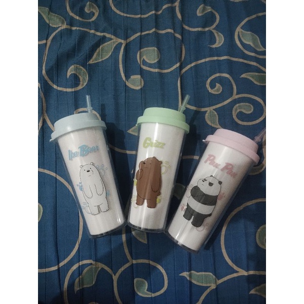 Botol Tumbler MINISO Original Promo we bare bears