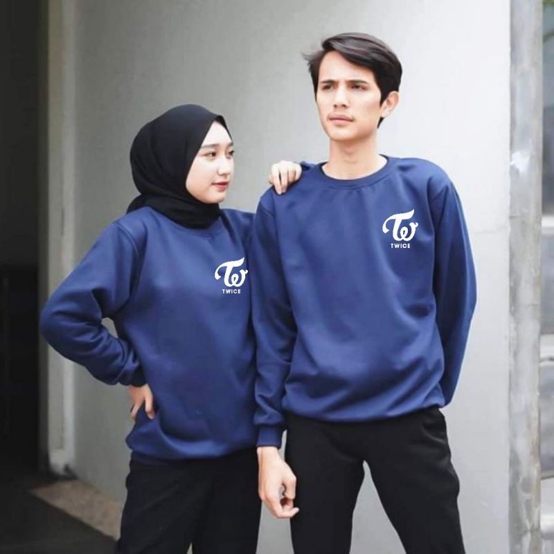 Baju COUPLE TWICE terbaru lengan panjang / kaos Distro Trendy keren dan kekinian