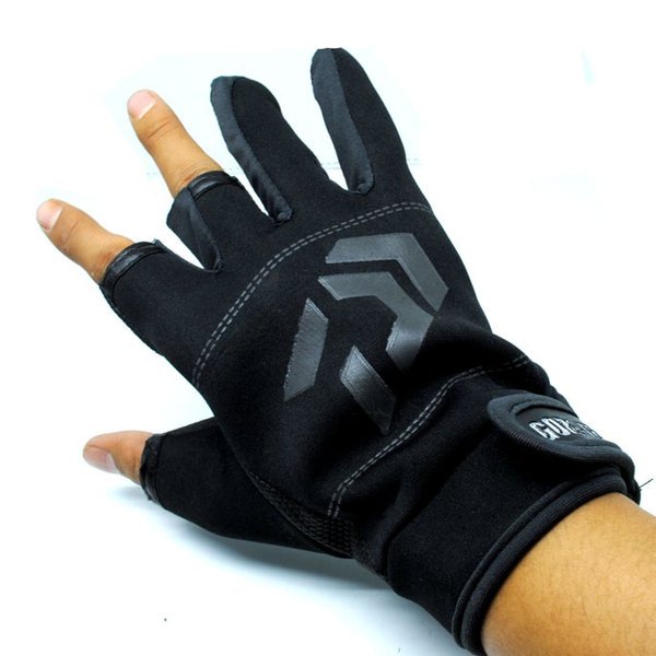 Sarung Tangan Mancing Anti-Slip Gloves 3 Fingers Cut Waterproof GORE-T