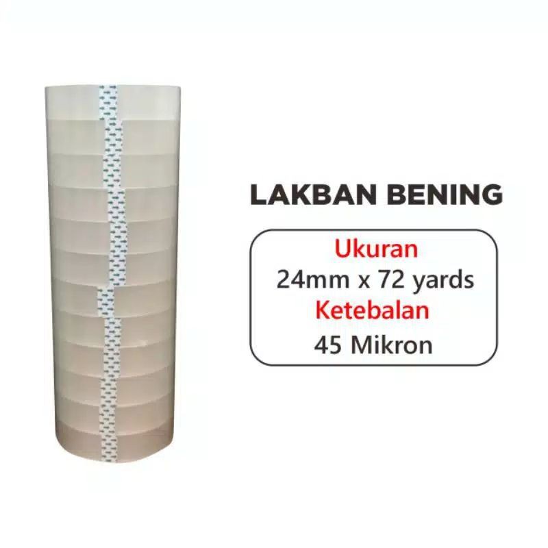 

Solatip / solasi bening 24mm x 72 yards