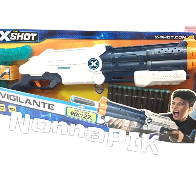 Mainan Anak Pistol Nerf Vigilante Zuru X Shot Original X-Shot stock ada