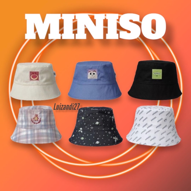 Jual Miniso X Toy Story Bucket Hat Lotso Series Best Seller Shopee Indonesia