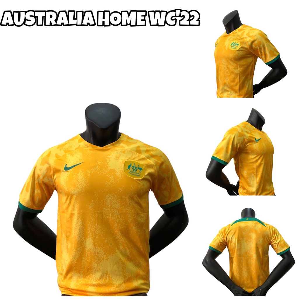 Jersey Australia Home Piala Dunia 2022 Grade Ori Impor Baju Bola Jersey Timnas Negara Jerman World C
