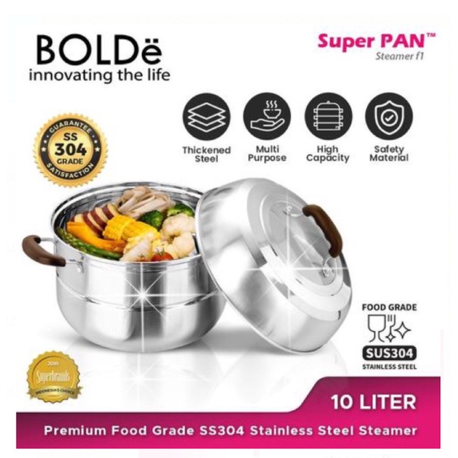 Bolde Super Pan Steamer stainless steel