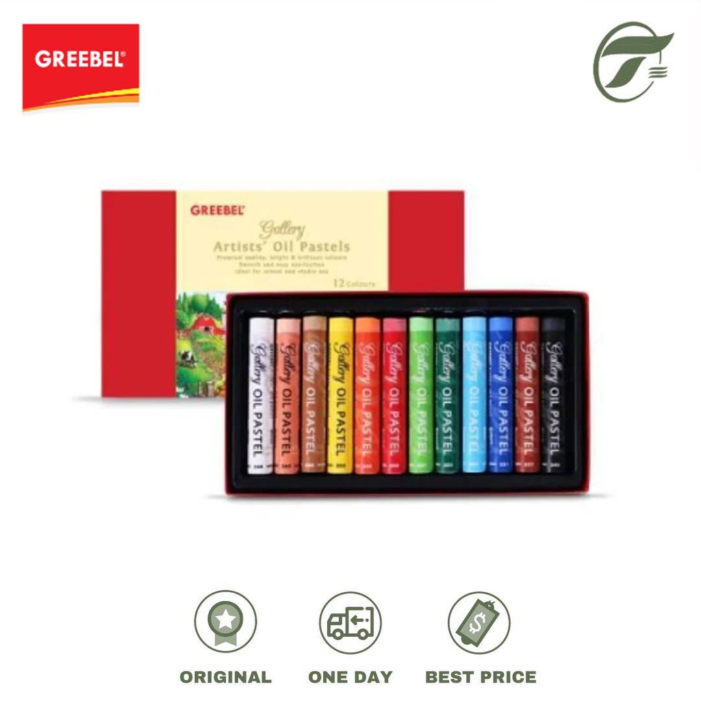 

OIL PASTEL ARTIST 12 COLORS GREEBEL