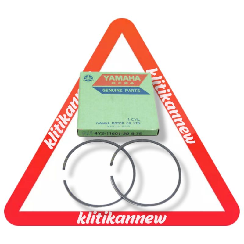 Ring Piston ring Seher RXK RX King rx135 oversize OS 75 Ori Japan