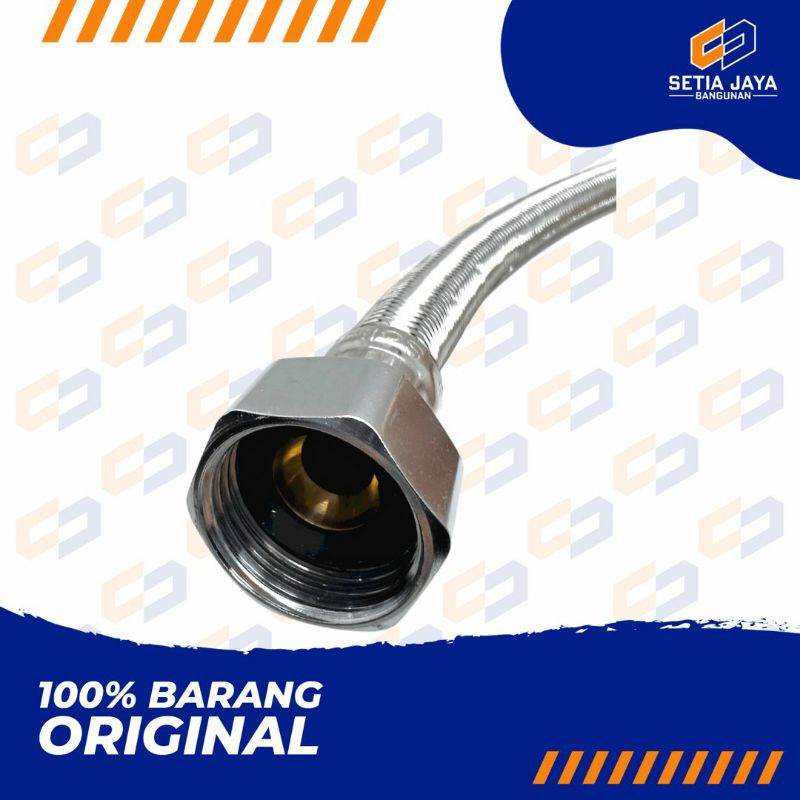 Selang Flexible / Flexibel / Kloset / Cabang Soligen Stainless Steel