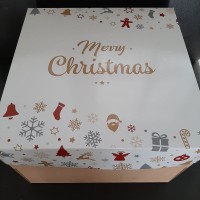 

3Pcs Dus Hampers Kue Natal Ulang Tahun Kotak Kue Chiffon 25x25 Cake Box Pudding Tart Lapis Legit Cheese Cake Brownies Bolu Christmas
