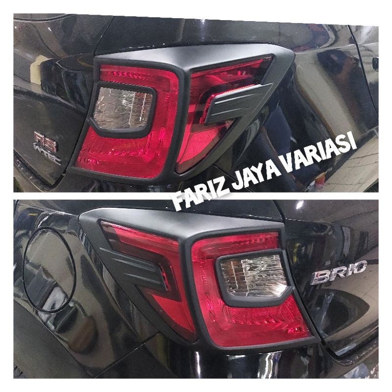 GARIS LAMPU BRIO 2019 2020 COVER LAMPU DEPAN BELAKANG BRIO