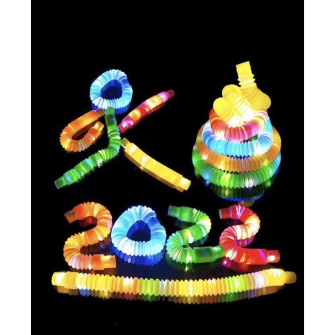 LIGHT UP POP TUBES PIPES STICK LAMP PIPA SELANG LAMPU MAINAN