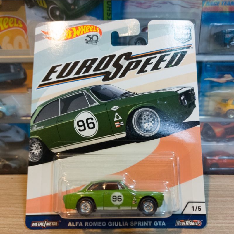 HOT WHEELS ALFA ROMEO GIULIA SPRINT GTA - EURO SPEED - PREMIUM