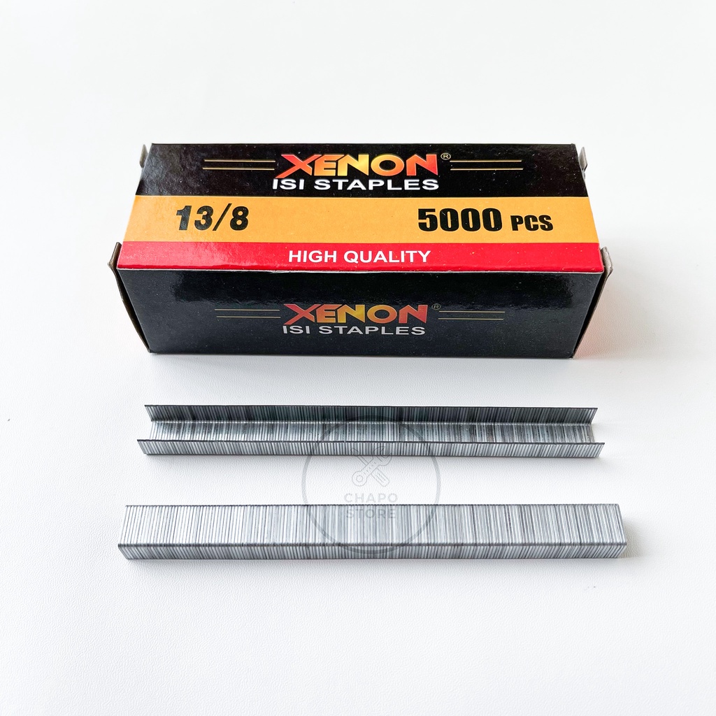 Xenon refill isi staples steples tembak 13/8 13/6 refill isi staples steples gun