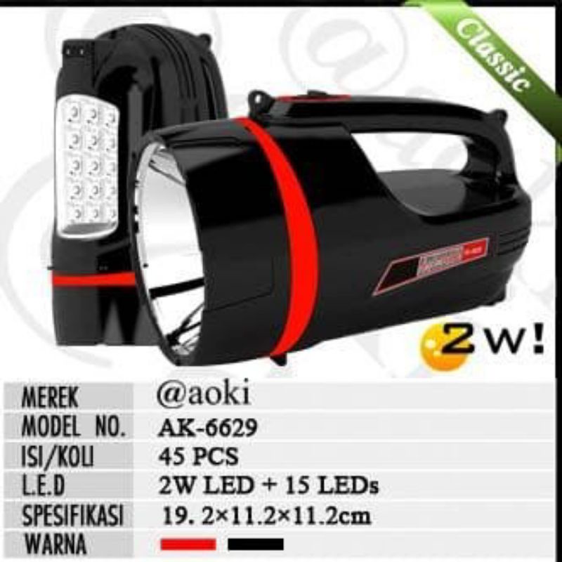 Senter Aoki Ak6629 2watt