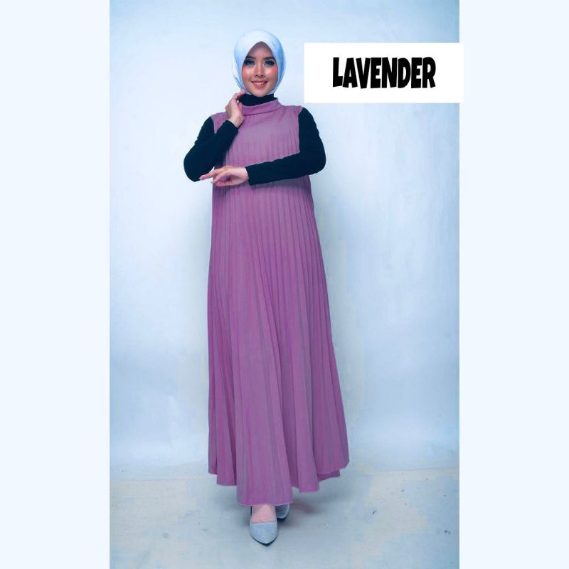 (NEW) BUNDO - GAMIS MAXI MAXY PLISKET RENDA REMPEL HYGET SUPER PREMIUM LENGAN BUNTUNG KUTUNG TANPA L