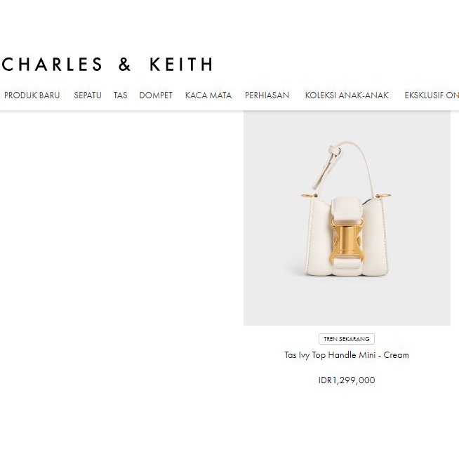 Tas CNK Ivy Mini White ORI