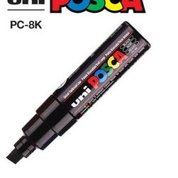 

UNI POSCA PC-8K Marker Pen (Broad Chisel Tip) - White