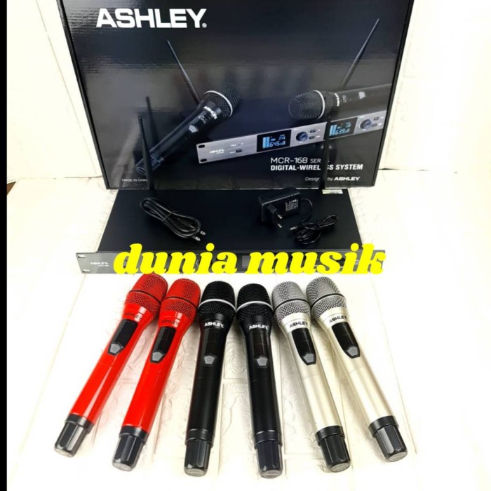 mic wireless ashley mcr168 mcr 168 mcr-168 original