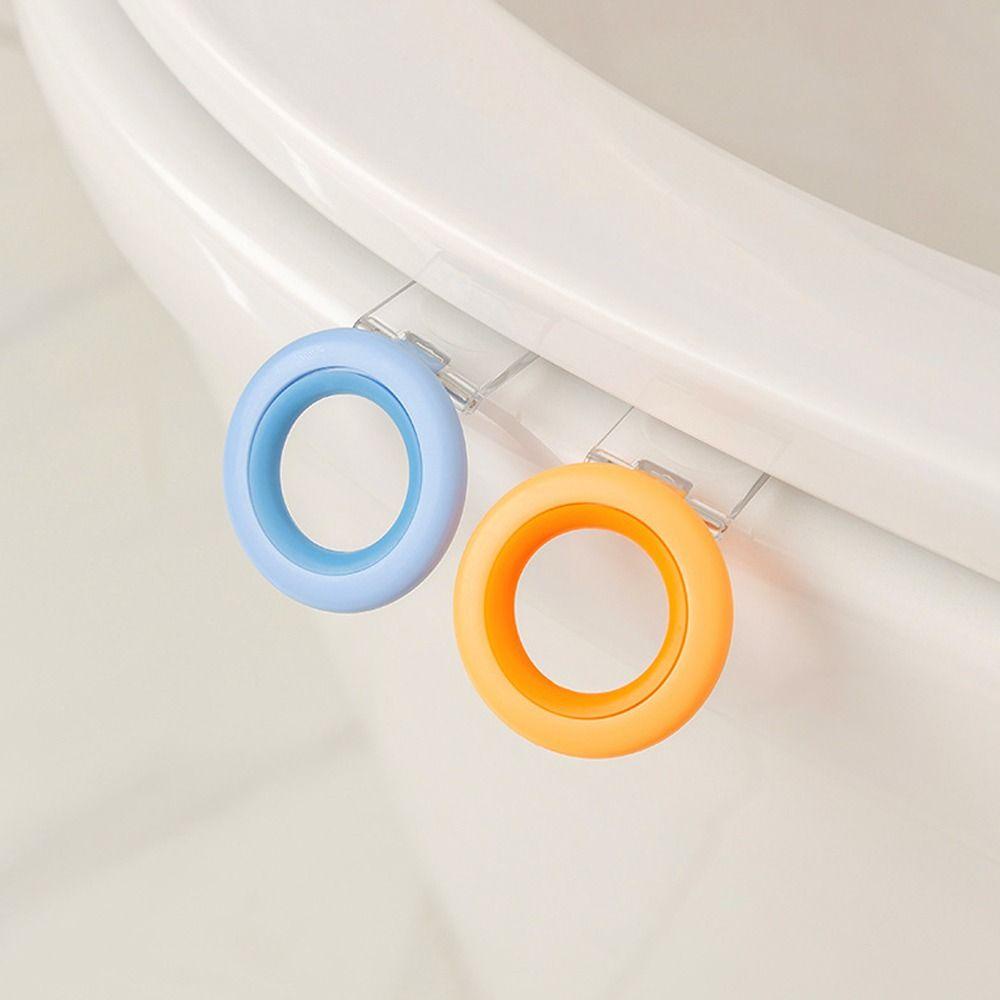 Rebuy Toilet Seat Handle Portable Sanitary Lifter Aksesoris Toilet Alat Pembersih Cincin Tarik