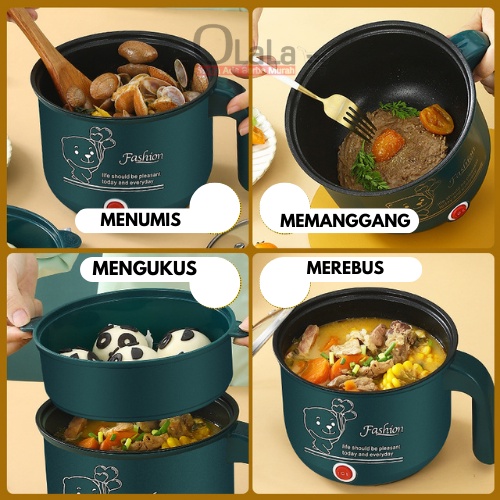 PANCI LISTRIK PANCI ELEKTRIK FREE KUKUSAN PANCI PENGGORENGAN MULTIFUNGSI SERBAGUNA TM-RO123