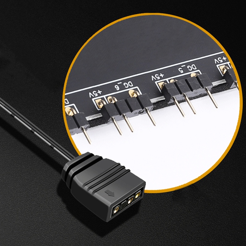 Btsg 10port Untuk Lampu RGB Beralamat 1sampai10 Multi Way Hub Splitter 5V/3PIN Adaptor Hub RGB