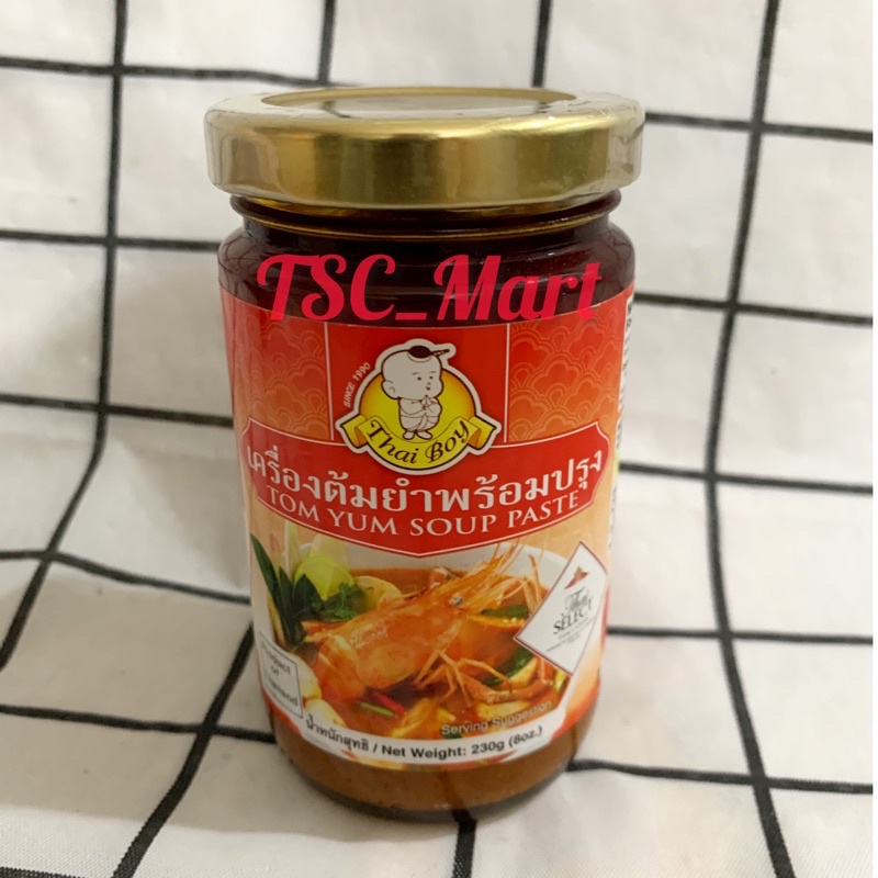 

Thai Boy Tom Yum Soup Paste 230gr / Gluten Free / Bumbu / Tomyam / Instan / Import Thai / Boy / Tom / Yum / yam / Soup / Paste / 230gr / tomyum