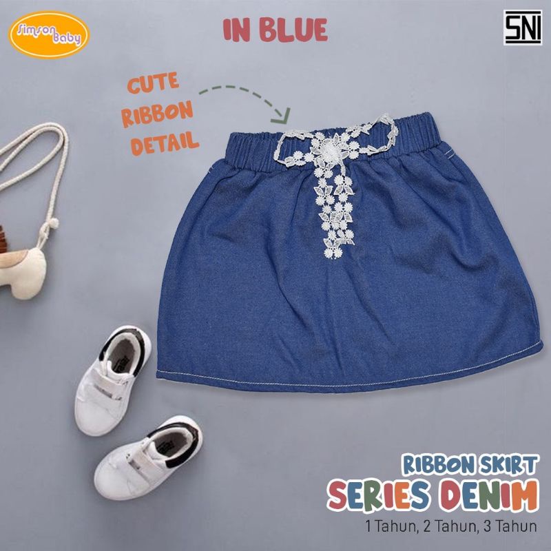 Rok Jeans Denim Simsom/Rok Anak Perempuan