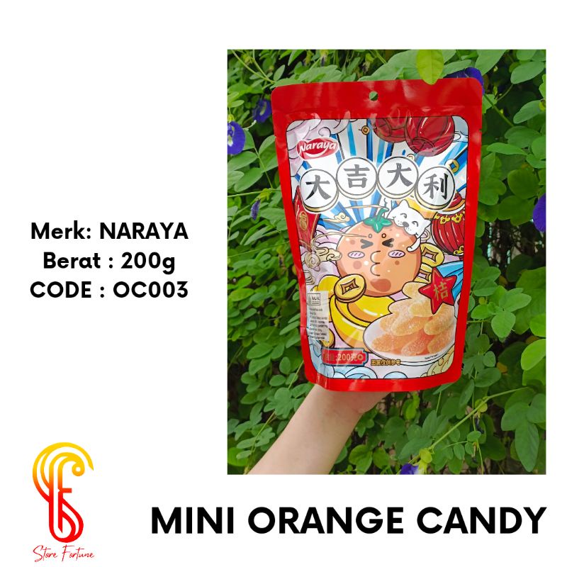 

OC003 - MINI ORANGE CANDY 200 Gram edisi CNY