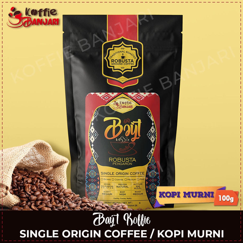

Kopi Bubuk Robusta Pengaron 100 gram Original - Baýt Koffie
