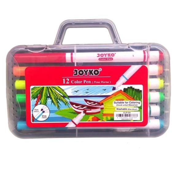 

SPIDOL WARNA / PENA WARNA / COLOR PEN CLP-04 JOYKO ( SET )