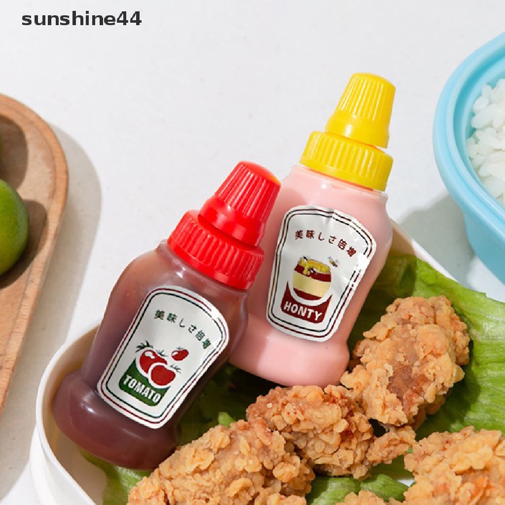 Sunshine Botol Remas Portable Ukuran Kecil Untuk Saus / Kecap / Salad / Bento