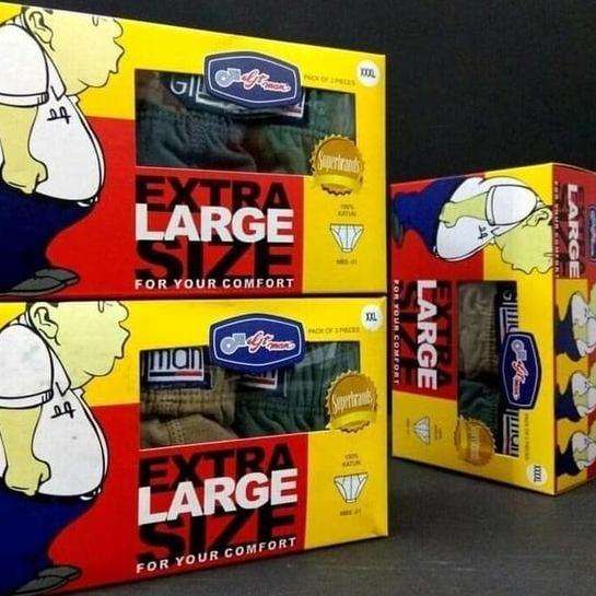 Celana dalam pria Gt-Man ukuran besar/ Jumbo/ Big size - XXL
