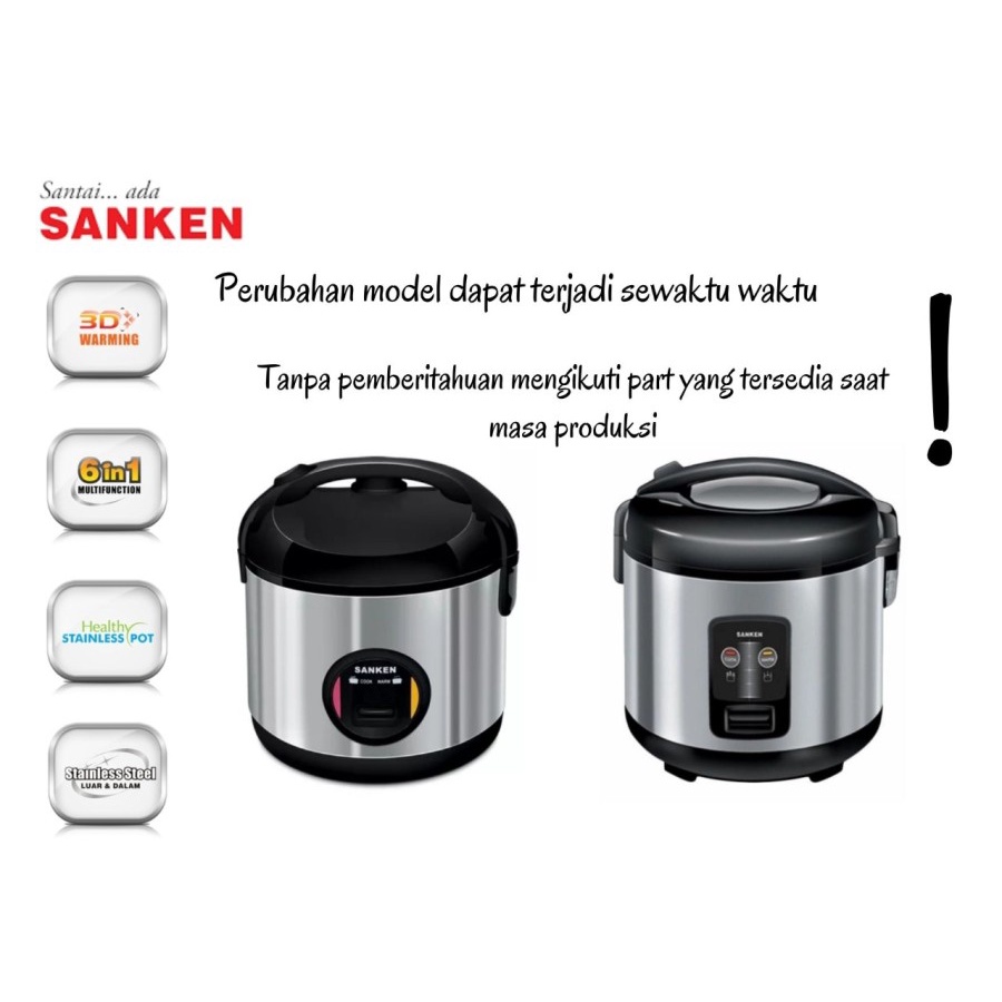 MAGIC COM SANKEN SJ1999 SJ 1999 SJ-2200 SJ 2200 1,8 LITER STAINLESS