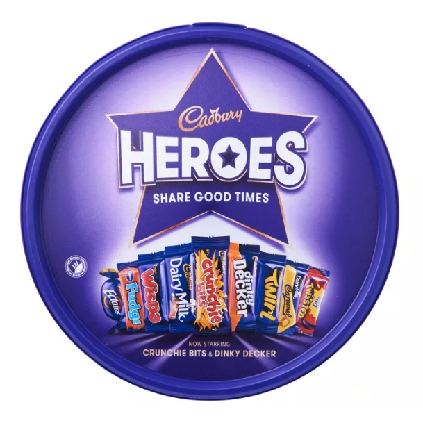 

CADBURY Heroes Chocolate Tub - Christmas Special