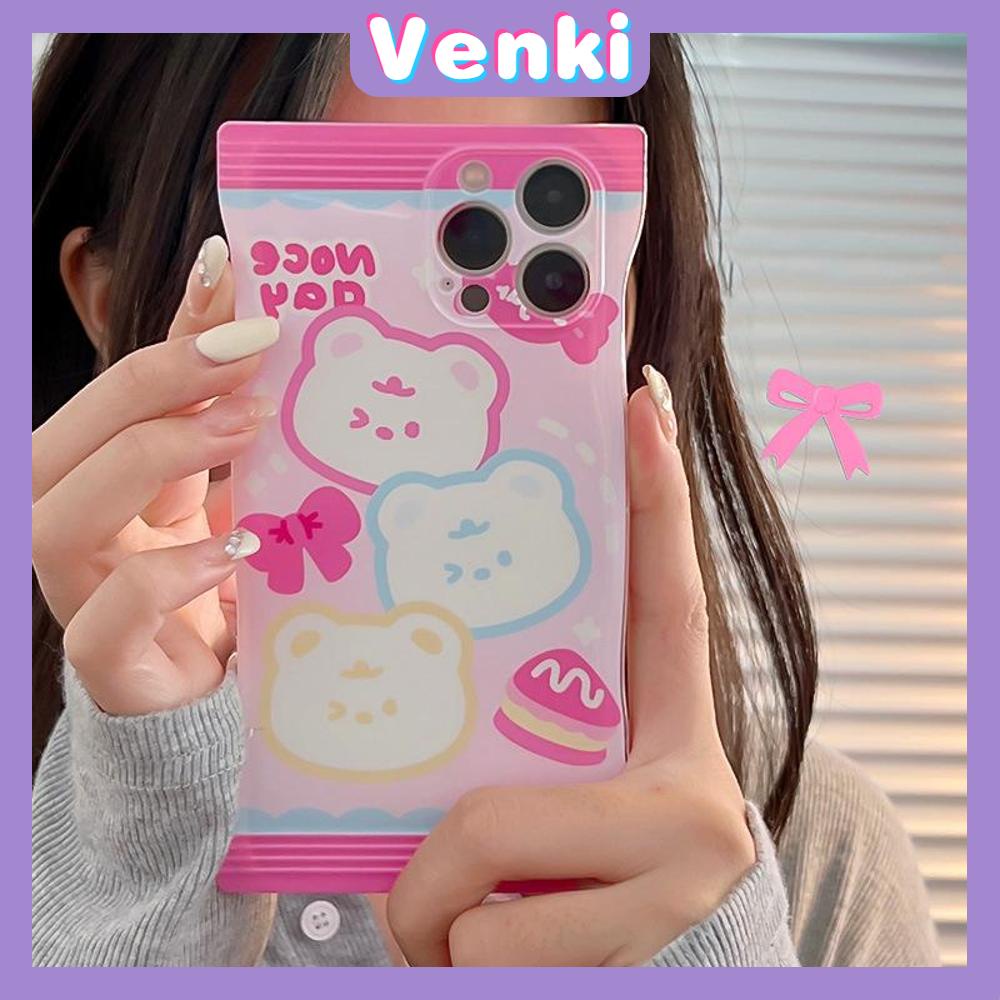 Case iPhone 14 Pro Max Soft TPU Clear Case Snack Case Cute Gummy Bears Camera Protection Airbag Shockproof For iPhone 14 13 12 11 Plus Pro Max 7 Plus X XR