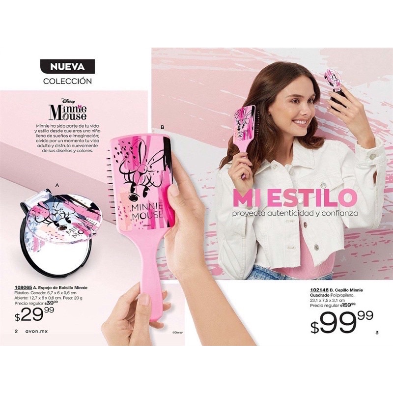 mickey Minnie hair combs sisir karakter mickey Minnie