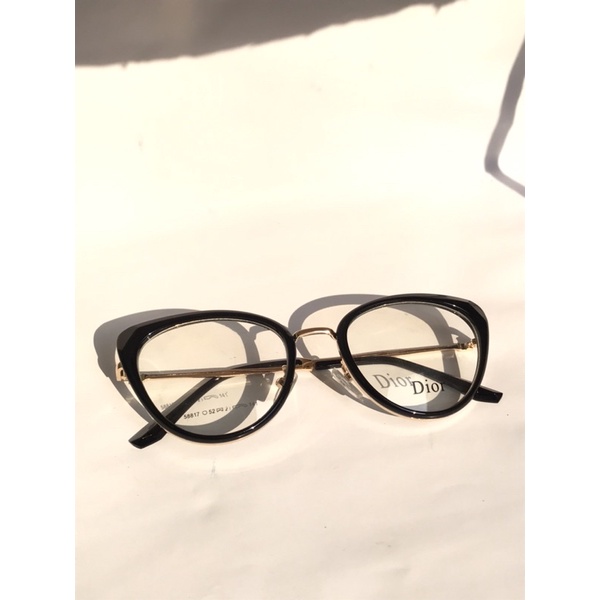 kacamata Dior 588177 mata kucing/cat eye• (anti radiasi-photocromic-blue ray)