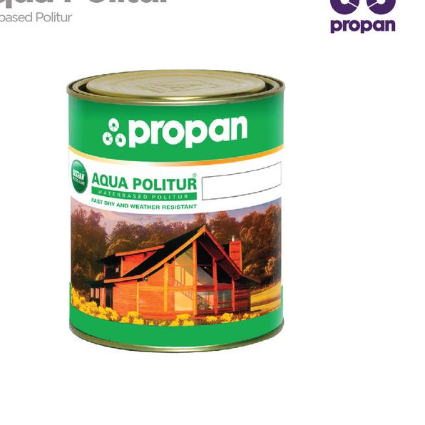 CAT KAYU PROPAN ULTRAN AQUA POLITUR 1L - DARK BROWN