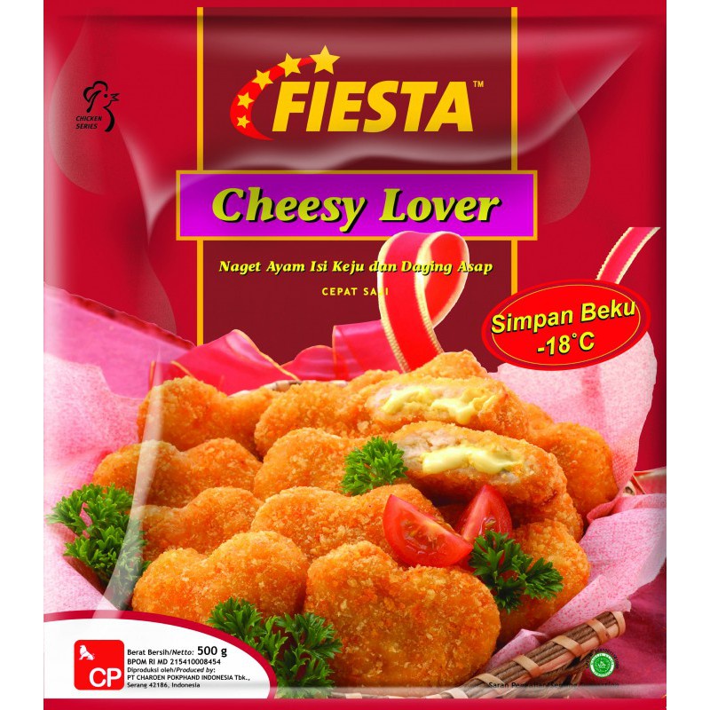 

Makanan Beku Olahan Fiesta Cheesy 500gr, Sameday Instan Delivery Jogja