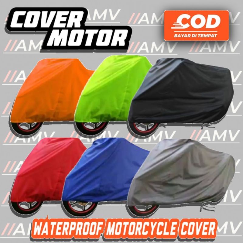 Selimut Motor Vario Mio Beat Scoopy Revo Supra Jupiter Genio Freego Nuvo / Sarung Motor WaterProof